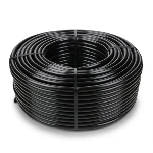 لفة أنبوب HDPE ضغط 6 بار PE 80، قطر خارجي 110 ملم، سمك 5.0 ملم، أسود
