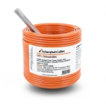 لفة سلك نحاس مجدول 6 AWG مطلي بالقصدير عزل PVC 105°C برتقالى 600 فولت طول 500 قدم | شركة كابلات الشرقية للصناعة