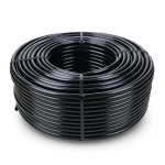 انابيب بلاستيك HDPE ضغط اسمي 6 بار PE 80، قطر 160 ملم SDR 33، اسود