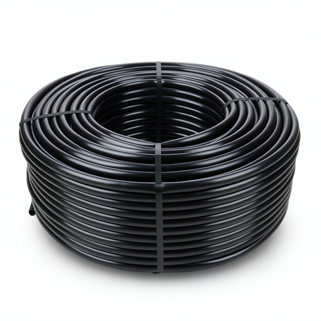 انابيب بلاستيك HDPE ضغط اسمي 6 بار PE 80، قطر 160 ملم SDR 33، اسود
