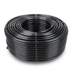 High Density Polyethylene Pipe Pressure 6 Bar PE 80 Outer Diameter 180 mm SDR 33 Black