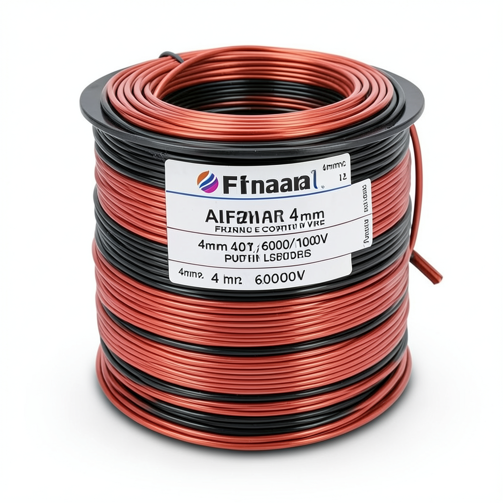 سلك نحاس شعر مرن 4mm، 600/1000 فولت، طول 300 قدم | شركة الفنار Alfanar