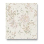 Wall Decoration Floral Design 10 m x 1.06 m Pale Beige, Model 81425