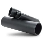 انابيب HDPE ضغط 12.5 بار PE 80، قطر 450 مم SDR 11، لون اسود
