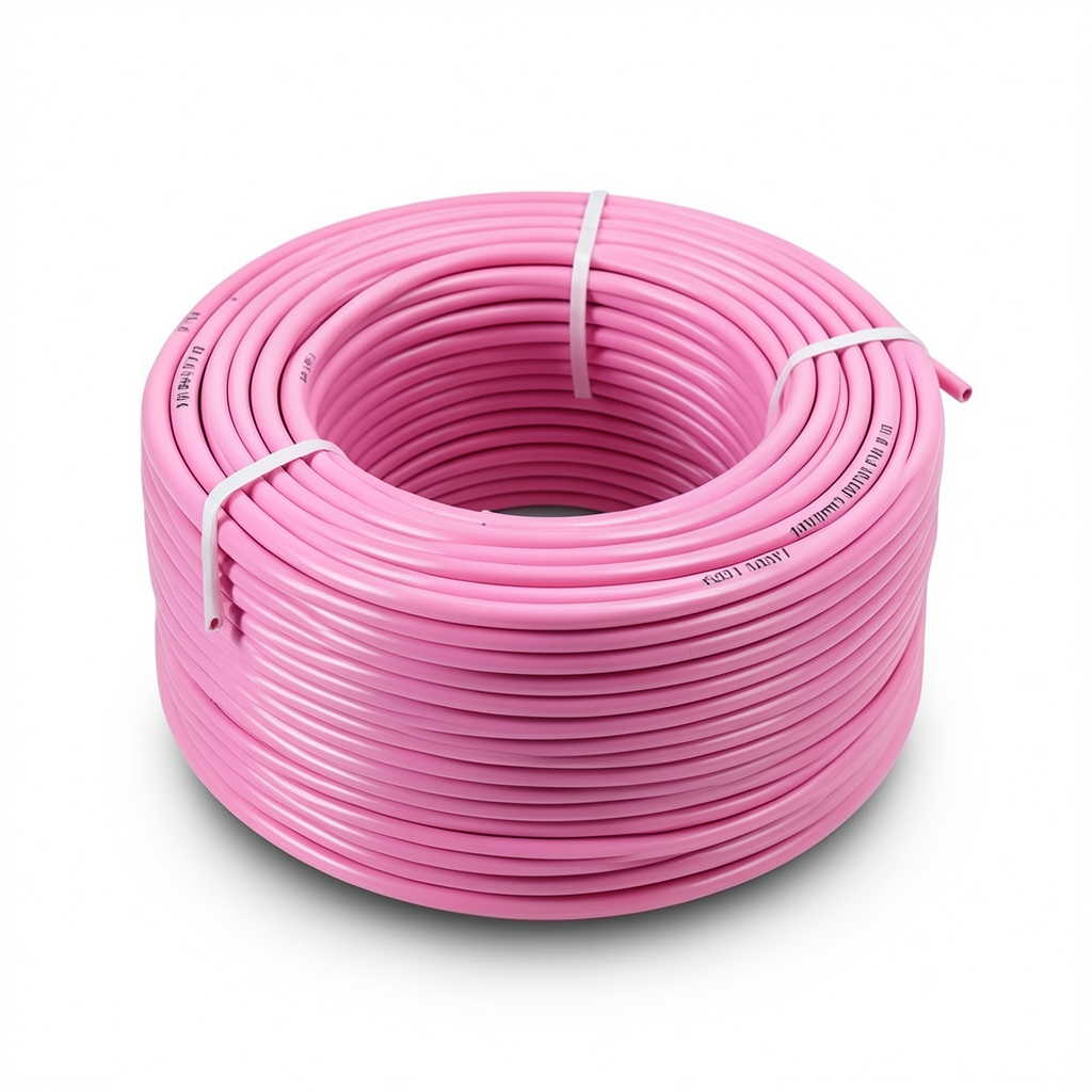 لفة سلك نحاس شعر مرن 16mm، 600/1000 فولت، طول 100 ياردة، زهري | شركة الفنار