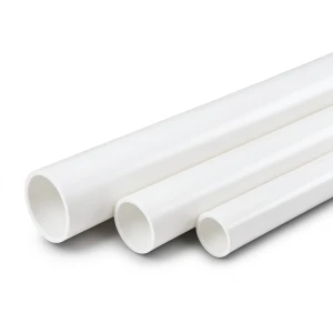 UPVC Pipes Schedule 40 Size 0.5 inch Thickness 2.77 mm White