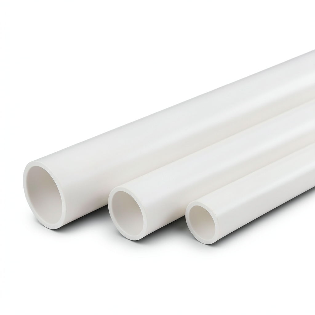 مواسير UPVC جدول 40 مقاس 0.75 إنش سمك 2.87 مم أبيض