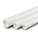 مواسير UPVC جدول 40 مقاس 1 إنش سمك 3.38 مم لون أبيض