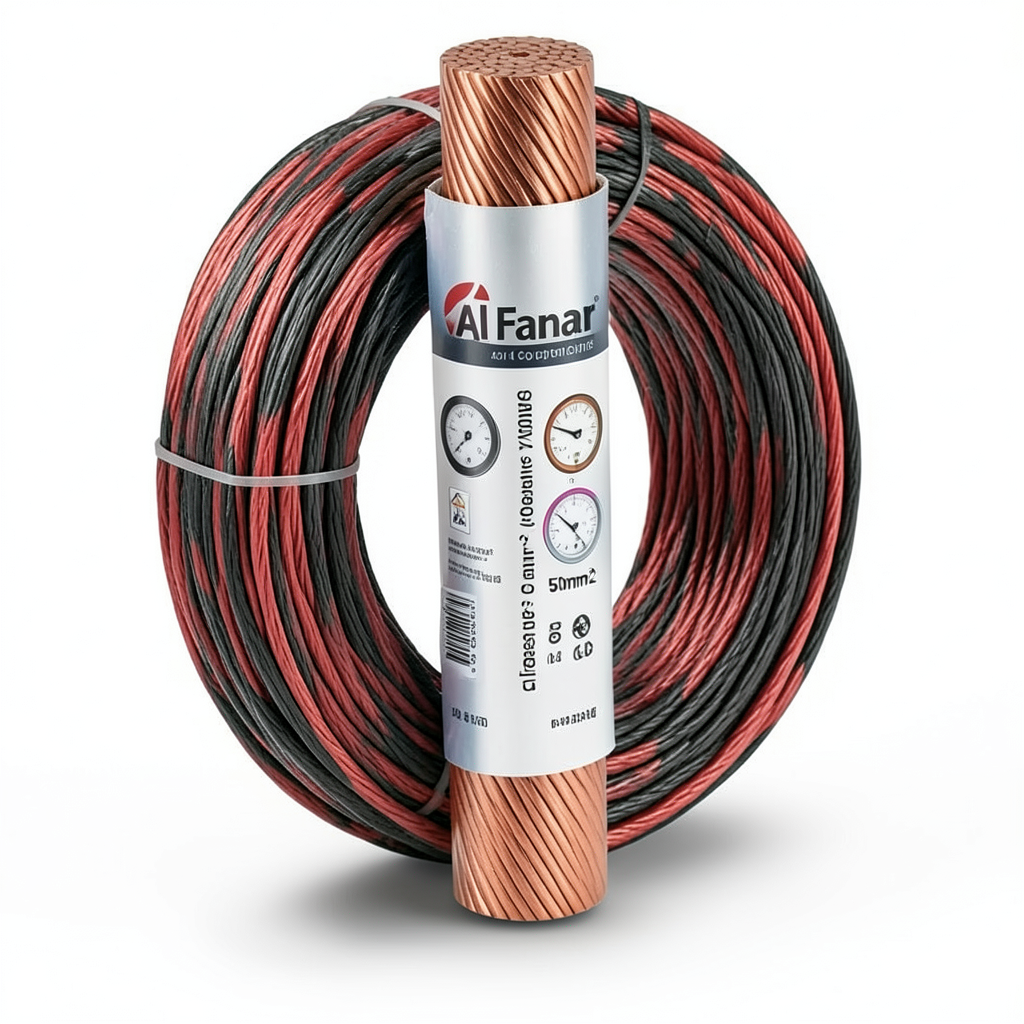 سلك نحاس شعر مرن 50mm، 600/1000V، طول 300 قدم | شركة الفنار