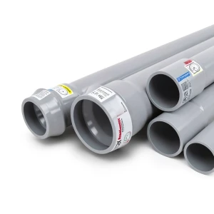 UPVC Pipes Nominal Pressure 8 Bar Outside Diameter 800 mm Thickness 24.5 mm Gray | Al Watania Plastics