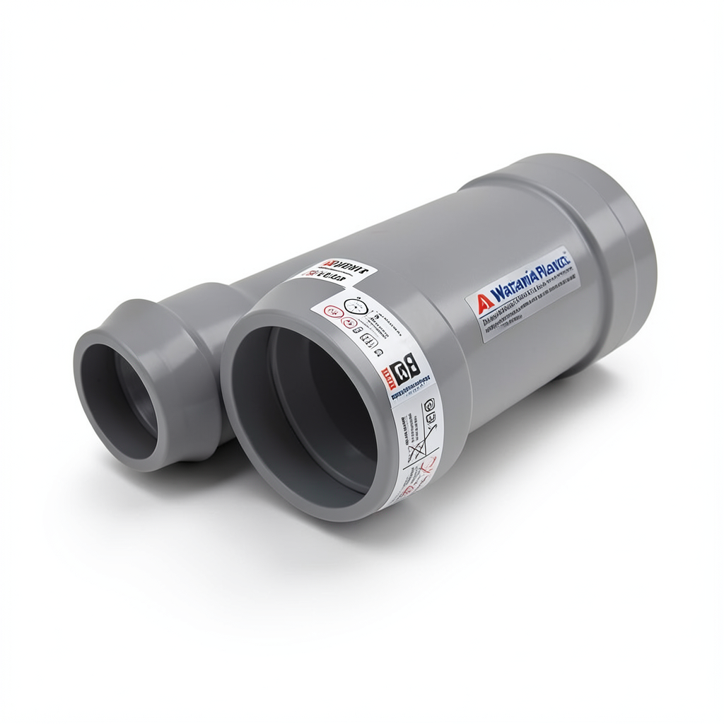 UPVC Pipes Nominal Pressure 6 Bar Outside Diameter 900 mm Thickness 22.0 mm Gray Color | Al Watania Plastics