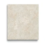 Floral Wall Covering 10m x 1.06m Beige Color, Model 81421