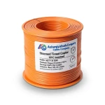 2 AWG Stranded Tinned Copper Electric Wire PVC Insulated 105°C Orange 600V 500ft | Asharqiyah Cables Company for Industry