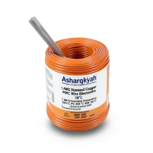 1 AWG Stranded Tinned Copper Electric Wire PVC Insulation 105°C Orange 600V 500ft | Asharqiyah Cables Company for Industry