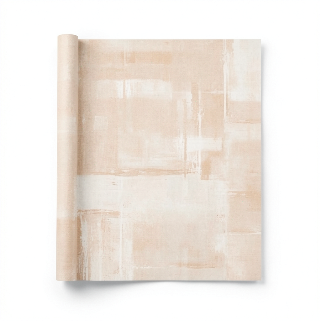 Patterned Italian Wall Decoration 10m x 0.53m, Beige Color Model 41217