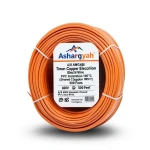 لفة سلك نحاس مجدول 4/0 AWG مطلي بالقصدير، عزل PVC 105°C، برتقالى، 600 فولت، 500 قدم | شركة كابلات الشرقية للصناعة