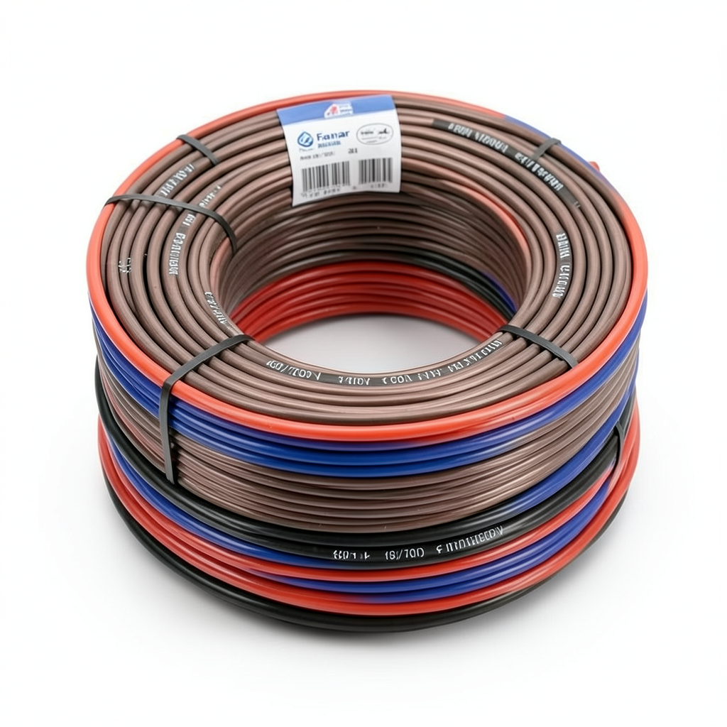 4mm Flexible Copper Electric Wire, 600/1000V, 100 yards Length | Al Fanar
