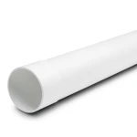 UPVC Pipe PN 8 Bar SDR 33 Outside Diameter 125 mm Thickness 3.9 mm White Color