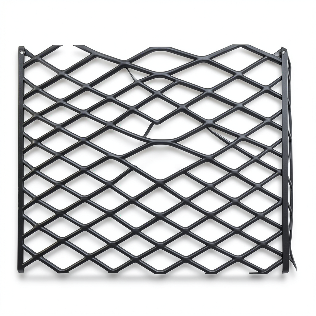 Hot Rolled Black Steel Expanded Metal Mesh Khaleeji 1.8 mm Thickness 1.22m Width 2m Length