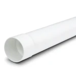 UPVC Plastic Pipe PN 10 Bar (SDR 26) Size 110 mm Thickness 4.2 mm White Color