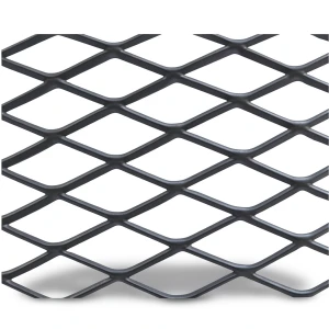 Hot Rolled Black Steel Expanded Metal Mesh Khaleeji 1.8 mm Thickness 1.22m Width 5m Length