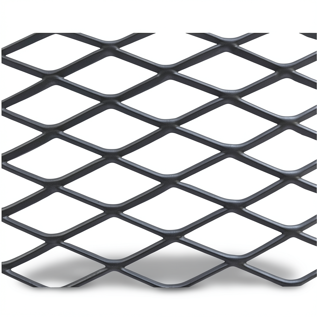 Hot Rolled Black Steel Expanded Metal Mesh Khaleeji 1.8 mm Thickness 1.22m Width 5m Length