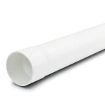 UPVC Pipe PN 10 Bar (SDR 26) Size 160 mm Thickness 6.2 mm White