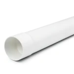 UPVC Pipe PN 10 Bar (SDR 26) Size 200 mm Thickness 7.7 mm White Color