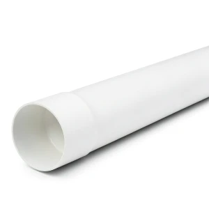UPVC Pipe PN 10 Bar (SDR 26) Size 200 mm Thickness 7.7 mm White Color