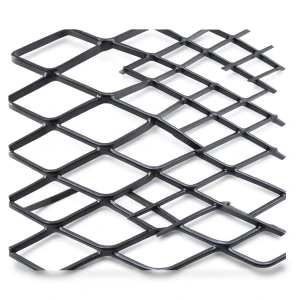 Hot Rolled Black Steel Expanded Metal Mesh Khaleeji 1.8 mm Thickness 1.22m Width 6m Length