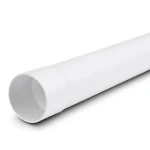 UPVC Pipe PN 10 Bar SDR 26 Size 250 mm Thickness 9.6 mm White