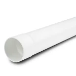 UPVC Plastic Pipe PN 12.5 Bar SDR 21 Size 110 mm Thickness 5.3 mm White