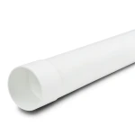 UPVC Plastic Pipe PN 12.5 Bar SDR 21 Size 140 mm Thickness 6.7 mm White