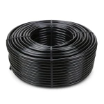 انابيب بلاستيك HDPE ضغط اسمي 6 بار PE 80، قطر 160 ملم SDR 33، اسود