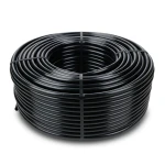 High Density Polyethylene Pipe Pressure 6 Bar PE 80 Outer Diameter 180 mm SDR 33 Black