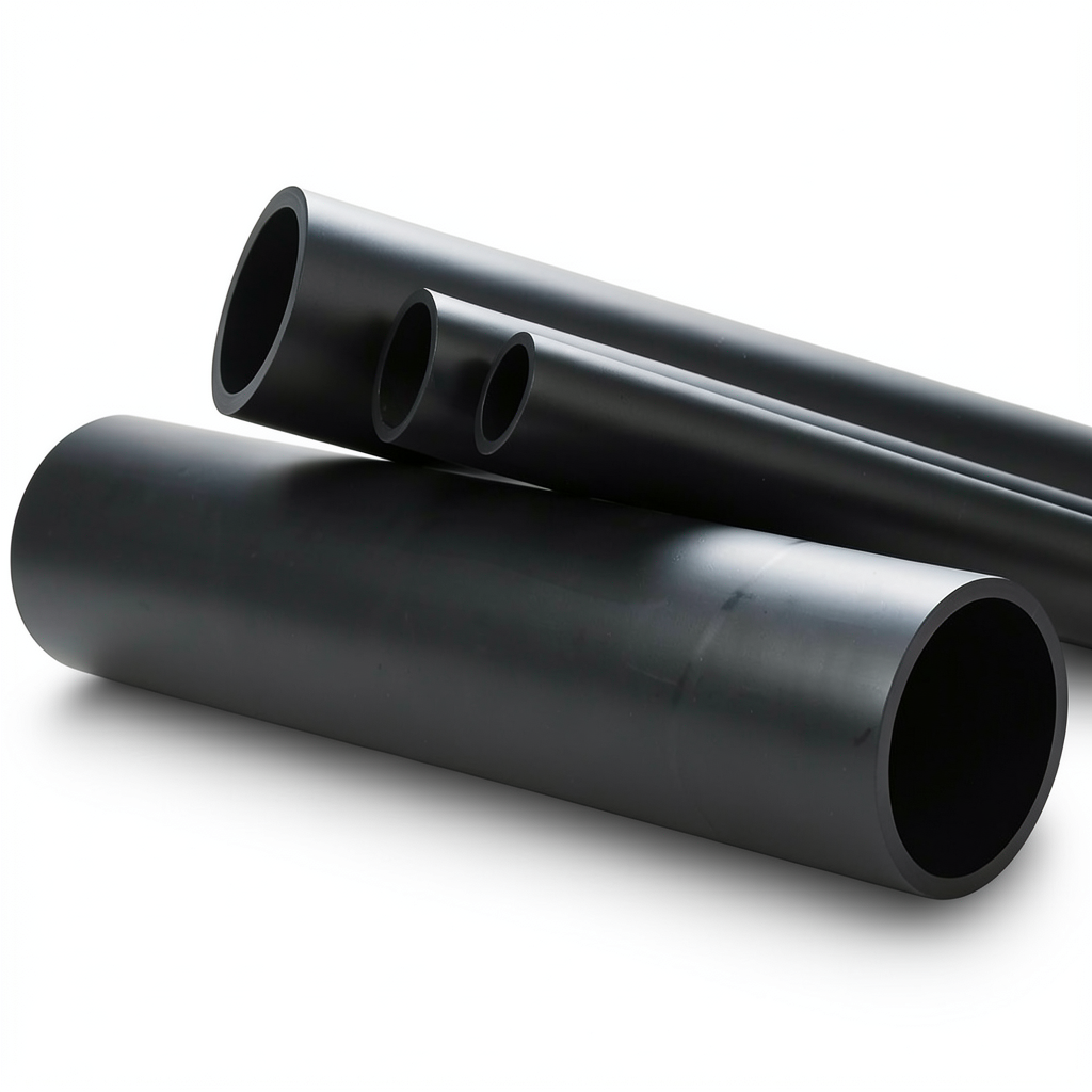 مواسير HDPE ضغط 12.5 بار PE 80 قطر خارجي 355 مم SDR 11 لون أسود