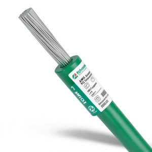 سلك كهرباء نحاس مجدول 2 AWG مطلي بالقصدير معزول PVC 105°C اخضر 600 فولت 500 قدم | شركة كابلات الشرقية للصناعة