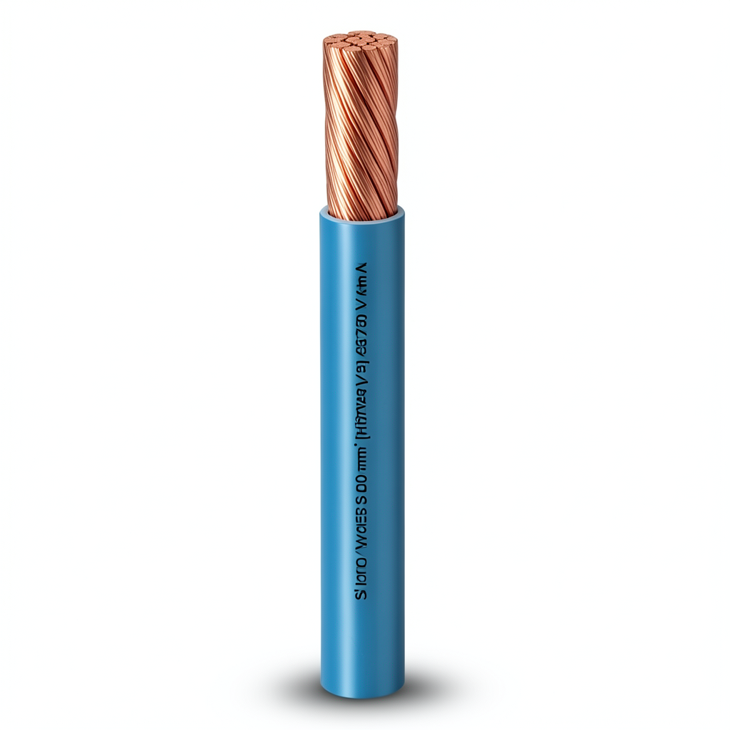 Stranded Copper Single Electric Wire 4 sq mm Heat Resistant PVC Insulation, 450/750 V | Al Fanar