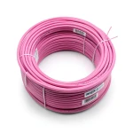 Flexible Copper Electric Wire 2.5mm, 600/1000V, 100 yards, Pink | Al Fanar