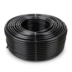 HDPE Plastic Coil Pipe Pressure 16 Bar PE 80 Size 16 mm Thickness 1.8 mm SDR 9 Black