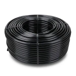 HDPE Plastic Coil Pipe Pressure 16 Bar PE 80 Size 25mm SDR 9 Thickness 2.8 mm Black