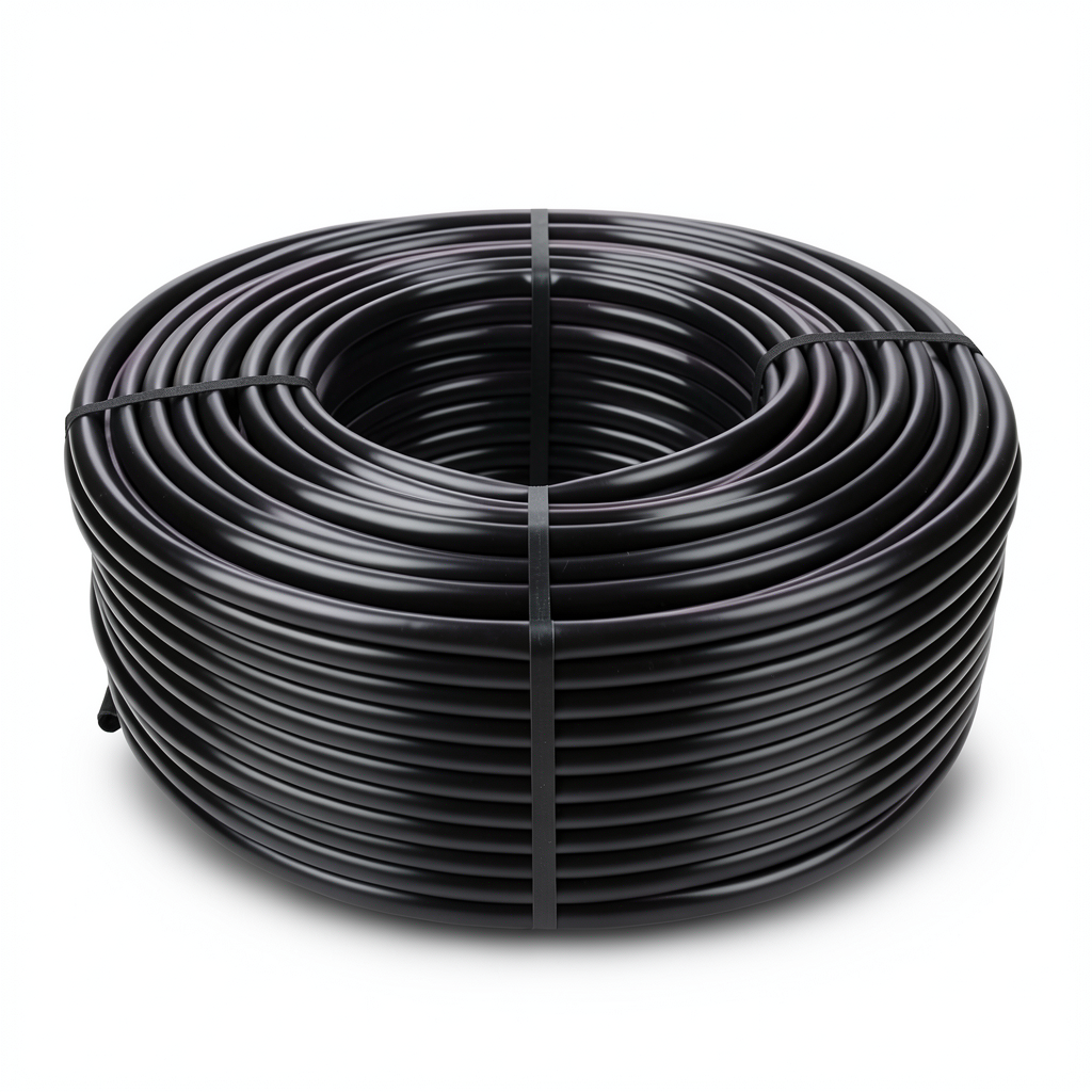 HDPE Coil Pipe Nominal Pressure 16 Bar PE 80 Size 32 mm SDR 9 Black