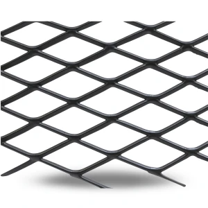 Hot Rolled Black Steel Expanded Metal Mesh Khaleeji 2.3 mm Thickness 1.22 m Width 2 m Length