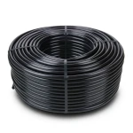 لفة أنابيب بلاستيك HDPE ضغط 16 بار PE 80 قطر خارجي 50 مم سماكة 5.6 مم SDR 9 لون أسود