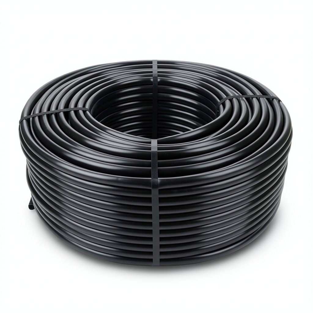 لفة انابيب HDPE ضغط 16 بار PE 80 قطر خارجي 63 ملم سماكة 7.1 ملم SDR 9 لون اسود