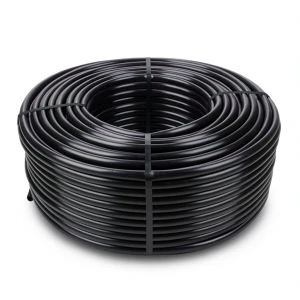 HDPE Plastic Coil Pipe Pressure 16 Bar PE 80 Outside Diameter 75 mm SDR 9 Black Color