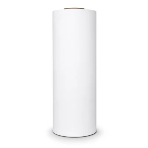 Spanish Wallpaper Plain Design White Color, Size 10mx0.53m, Model 4005-1