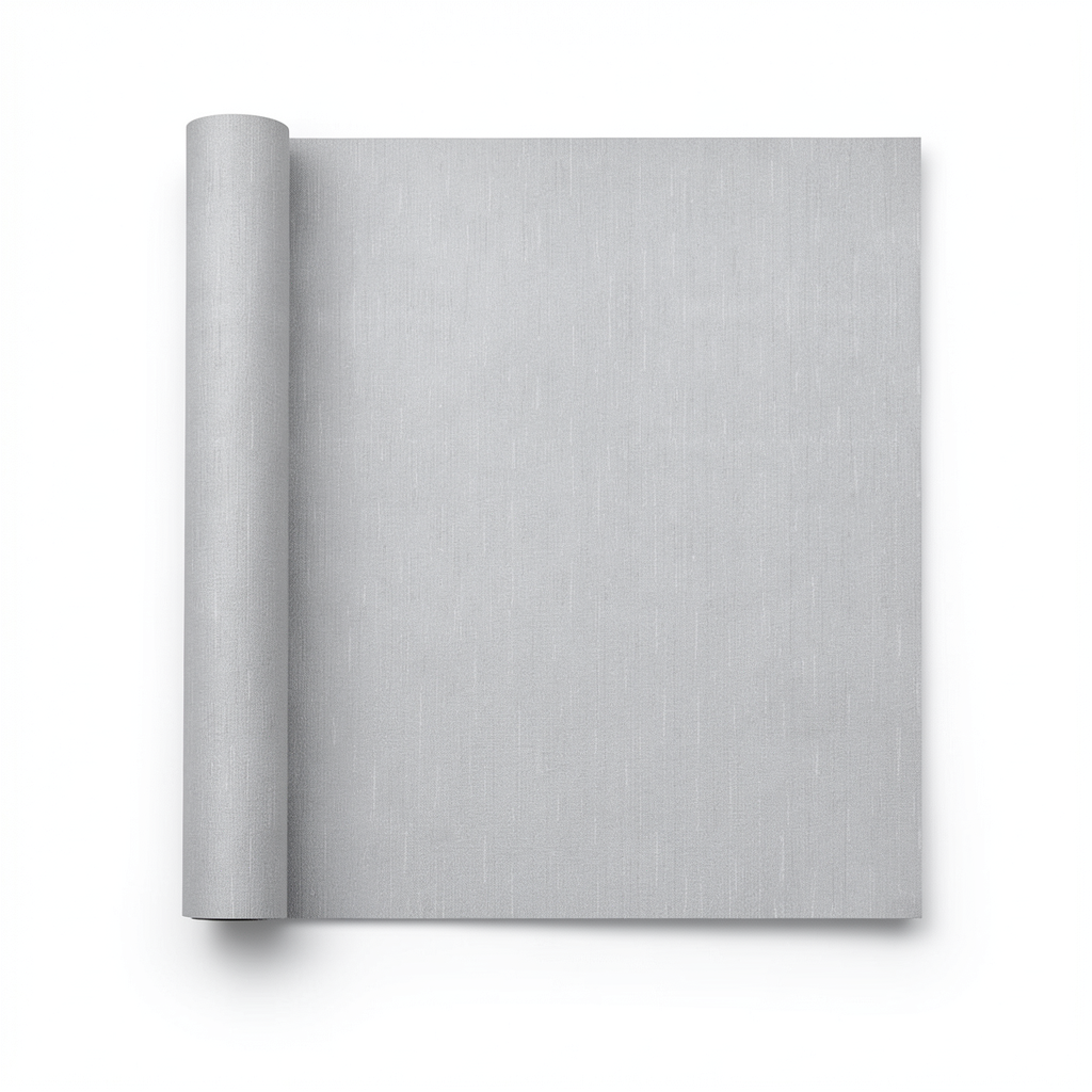 ورق جداري اسباني لون رمادي تصميم ساده، مقاس 10 م×0.53 م، موديل 4005-5