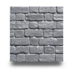 ورق جداري تصميم حجري لون رمادي 10 م × 0.53 م، موديل 369-3