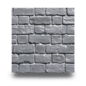 Stone Wall Covering Gray Color 10m x 0.53m, Model 369-3